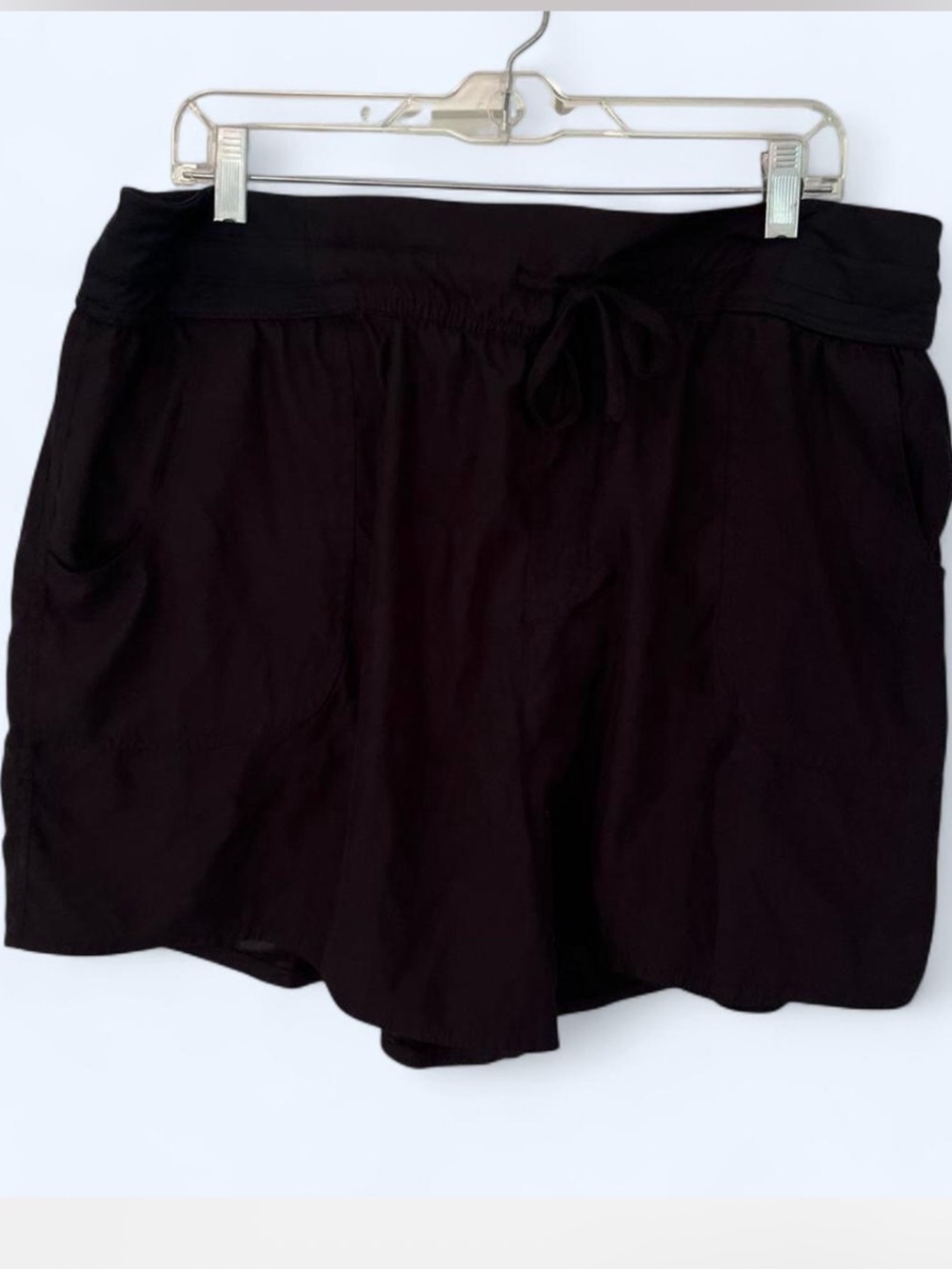 Women’s Black Drawstring Swim Shorts